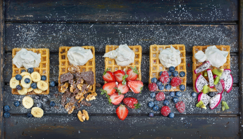 Cesto na vafle, recept.